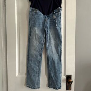 Pinkblush Light Blue Straight Leg Jeans